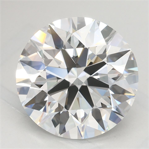 Picture of Lab Grown Diamond 3.00 Carats, Round with Ideal Cut, D Color, VVS1 Clarity and Certified by IGI