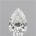 Natural Diamond 0.50 Carats, Pear with  Cut, G Color, VS1 Clarity and Certified by GIA