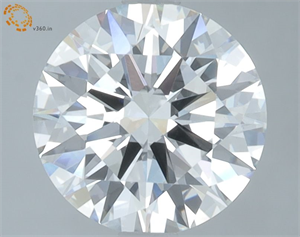 Picture of Lab Grown Diamond 2.35 Carats, Round with Ideal Cut, E Color, VS1 Clarity and Certified by IGI