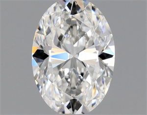 Picture of Natural Diamond 0.46 Carats, Oval with  Cut, F Color, VVS1 Clarity and Certified by GIA