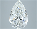 Diamante Natural 5.02 quilates, De pera , Color F, claridad SI1 y certificado IGI