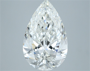 Foto Diamante Natural 5.02 quilates, De pera , Color F, claridad SI1 y certificado IGI de