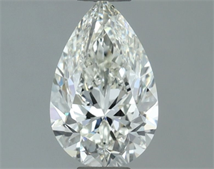 Picture of Natural Diamond 1.00 Carats, Pear with  Cut, H Color, IF Clarity and Certified by IGI