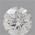 Natural Diamond 0.40 Carats, Round with Excellent Cut, F Color, SI2 Clarity and Certified by IGI