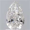Natural Diamond 0.80 Carats, Pear with  Cut, F Color, VS1 Clarity and Certified by GIA