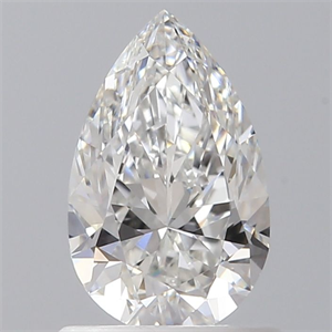 Picture of Natural Diamond 0.80 Carats, Pear with  Cut, F Color, VS1 Clarity and Certified by GIA