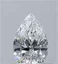 Natural Diamond 0.30 Carats, Pear with  Cut, F Color, VS2 Clarity and Certified by GIA