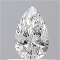 Diamante Natural 0.30 quilates, De pera , Color E, claridad VS2 y certificado GIA