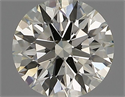 Natural Diamond 1.03 Carats, Round with Excellent Cut, L Color, VS1 Clarity and Certified by GIA