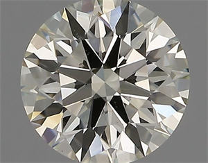 Picture of Natural Diamond 1.03 Carats, Round with Excellent Cut, L Color, VS1 Clarity and Certified by GIA