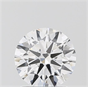 Lab Grown Diamond 1.23 Carats, Round with Ideal Cut, D Color, VVS2 Clarity and Certified by IGI