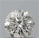 Natural Diamond 0.42 Carats, Round with Excellent Cut, I Color, VVS1 Clarity and Certified by IGI