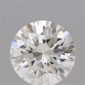 Picture of Natural Diamond 0.72 Carats, Round with Excellent Cut, J Color, VS2 Clarity and Certified by GIA
