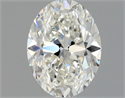 Natural Diamond 0.90 Carats, Oval with  Cut, G Color, VVS2 Clarity and Certified by GIA