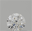 Diamante Natural 0.40 quilates, Redondo , Color F, claridad IF y certificado GIA