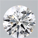Lab Grown Diamond 3.78 Carats, Round with Ideal Cut, D Color, VS1 Clarity and Certified by IGI