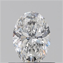 Natural Diamond 0.51 Carats, Oval with  Cut, E Color, VS1 Clarity and Certified by GIA