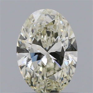 Picture of Natural Diamond 0.54 Carats, Oval with  Cut, K Color, VS2 Clarity and Certified by IGI