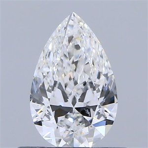 Foto Diamante Natural 0.50 quilates, De pera , Color E, claridad SI1 y certificado IGI de