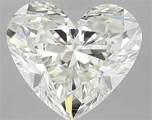 Picture of Natural Diamond 4.02 Carats, Heart with  Cut, J Color, VS1 Clarity and Certified by IGI