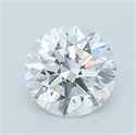 Lab Grown Diamond 1.44 Carats, Round with Ideal Cut, D Color, VS2 Clarity and Certified by IGI