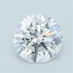 Picture of Lab Grown Diamond 1.44 Carats, Round with Ideal Cut, D Color, VS2 Clarity and Certified by IGI