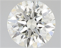 Natural Diamond 0.57 Carats, Round with Excellent Cut, L Color, VS1 Clarity and Certified by GIA