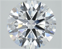 Lab Grown Diamond 1.04 Carats, Round with Ideal Cut, D Color, VVS2 Clarity and Certified by IGI