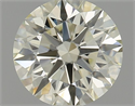 Natural Diamond 0.70 Carats, Round with Excellent Cut, M Color, SI1 Clarity and Certified by GIA