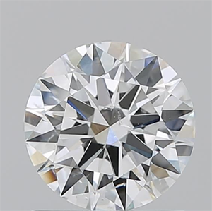 Picture of Natural Diamond 1.02 Carats, Round with Excellent Cut, H Color, SI1 Clarity and Certified by GIA