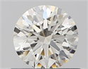 Diamante Natural 0.59 quilates, Redondo , Color I, claridad VVS1 y certificado IGI