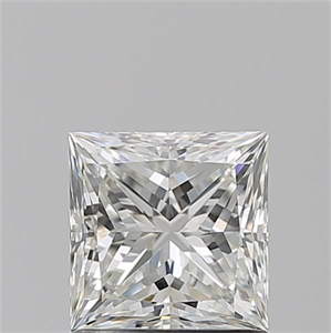 Foto Diamante Natural 1.23 quilates, Princesa , Color H, claridad VVS2 y certificado GIA de