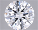 Lab Grown Diamond 3.01 Carats, Round with Ideal Cut, E Color, VVS2 Clarity and Certified by IGI