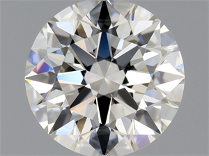 Picture of Natural Diamond 0.75 Carats, Round with Excellent Cut, G Color, VS1 Clarity and Certified by GIA
