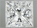 Diamante Natural 0.60 quilates, Princesa , Color E, claridad VVS2 y certificado GIA
