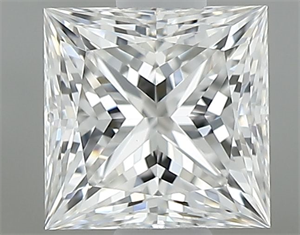 Foto Diamante Natural 0.60 quilates, Princesa , Color E, claridad VVS2 y certificado GIA de