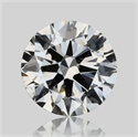 Natural Diamond 0.72 Carats, Round with Very Good Cut, J Color, SI2 Clarity and Certified by GIA