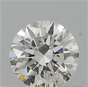 Diamante Natural 0.50 quilates, Redondo , Color J, claridad IF y certificado GIA