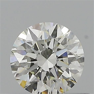 Foto Diamante Natural 0.50 quilates, Redondo , Color J, claridad IF y certificado GIA de