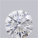 Lab Grown Diamond 1.02 Carats, Round with Ideal Cut, D Color, VVS2 Clarity and Certified by IGI