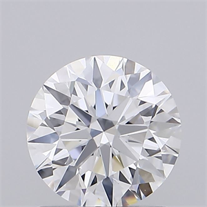 Picture of Lab Grown Diamond 1.02 Carats, Round with Ideal Cut, D Color, VVS2 Clarity and Certified by IGI