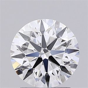 Picture of Lab Grown Diamond 1.54 Carats, Round with Ideal Cut, D Color, IF Clarity and Certified by IGI