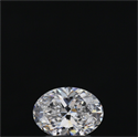 Natural Diamond 1.06 Carats, Oval with  Cut, D Color, VVS2 Clarity and Certified by GIA