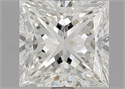 Natural Diamond 1.69 Carats, Princess with  Cut, J Color, VS2 Clarity and Certified by GIA
