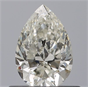 Diamante Natural 0.50 quilates, De pera , Color H, claridad IF y certificado IGI