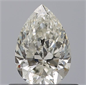 Diamante Natural 0.50 quilates, De pera , Color H, claridad IF y certificado IGI