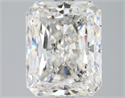 Natural Diamond 3.21 Carats, Radiant with  Cut, G Color, SI2 Clarity and Certified by HRD