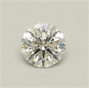 Natural Diamond 0.61 Carats, Round with Excellent Cut, G Color, SI2 Clarity and Certified by GIA