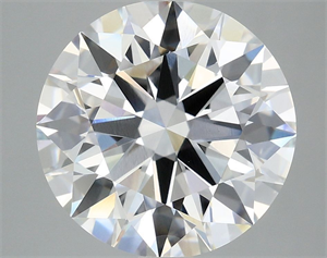Picture of Lab Grown Diamond 5.08 Carats, Round with Ideal Cut, D Color, VVS2 Clarity and Certified by IGI