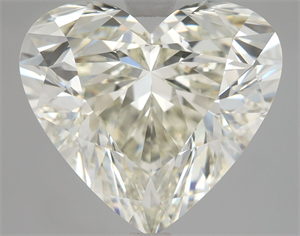 Picture of Natural Diamond 5.03 Carats, Heart with  Cut, K Color, VS1 Clarity and Certified by IGI
